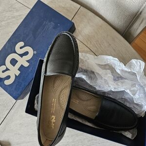SAS Women's Black Loafers